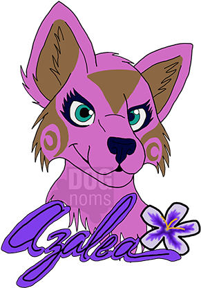 Azalea Badge - Cartoon (298x432)