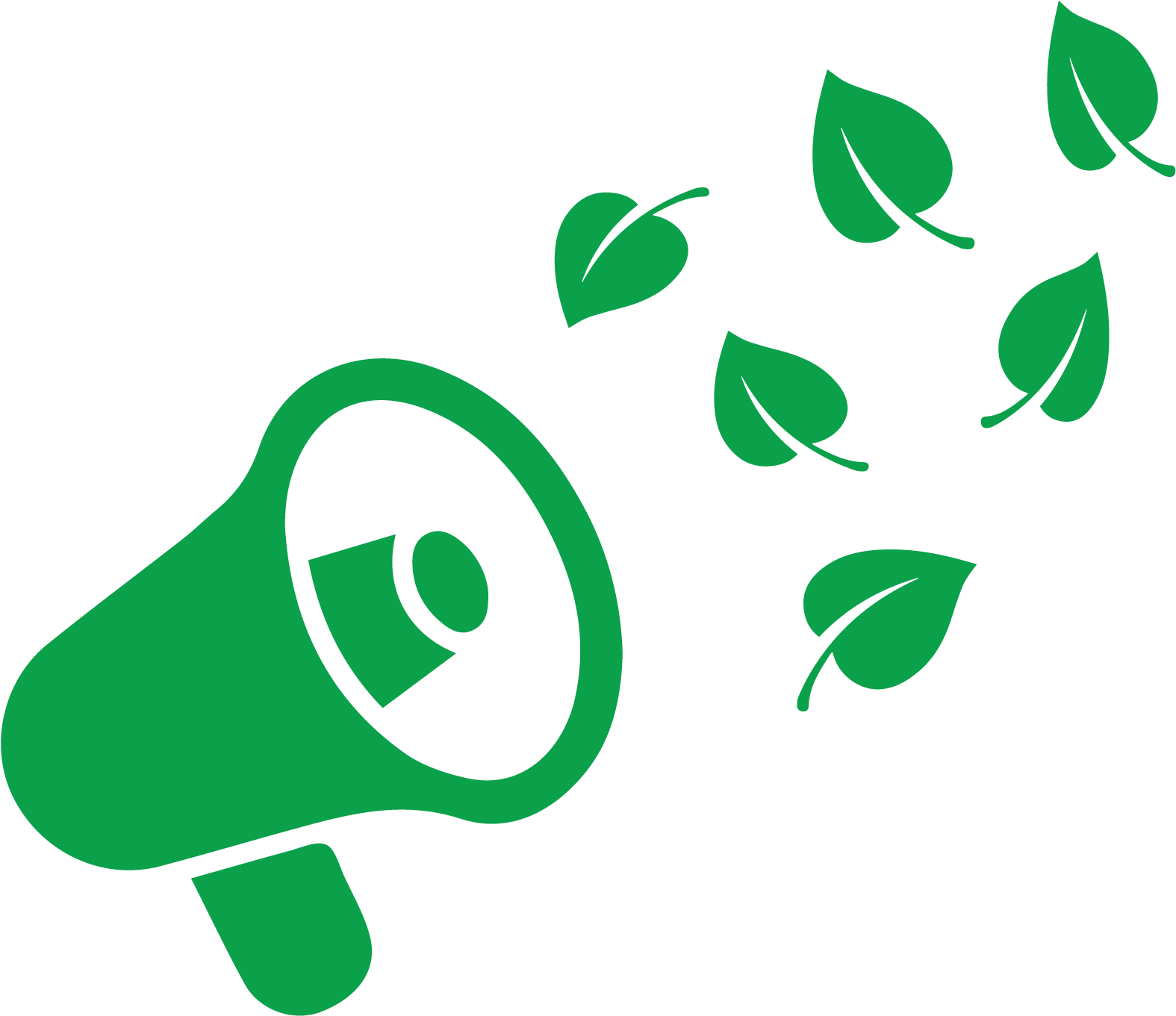A Megaphone Spreading Leaves - Thumbnail (2083x2083)