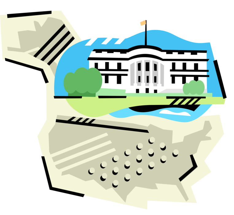 The Washington D C Vector Image Illustration - Illustration (762x700)