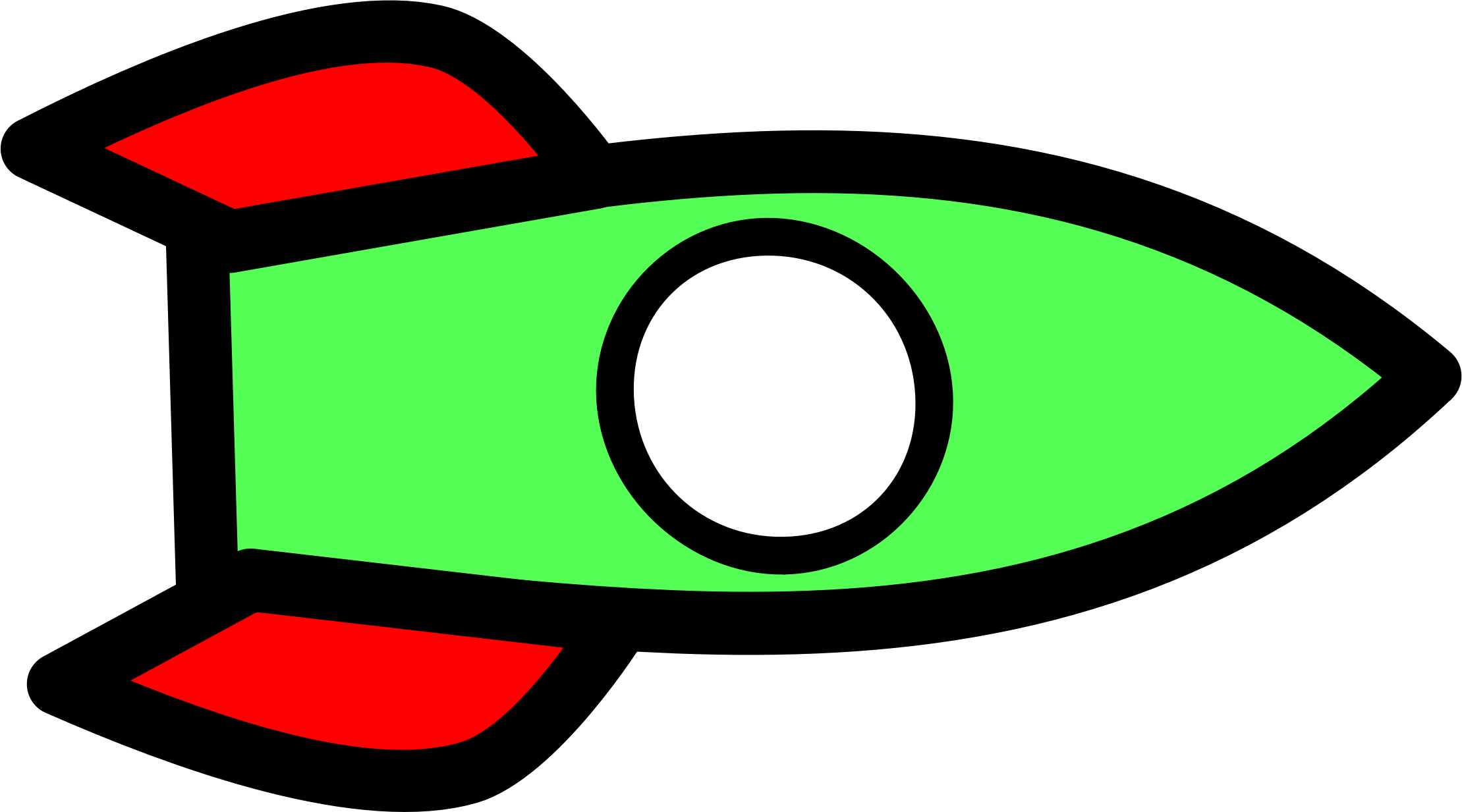 Big Image - Rocket Ship Clip Art (2219x1233)