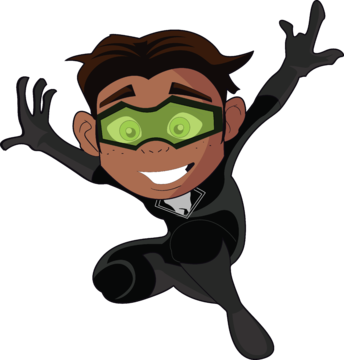 X-ray Boy - Cartoon (344x360)