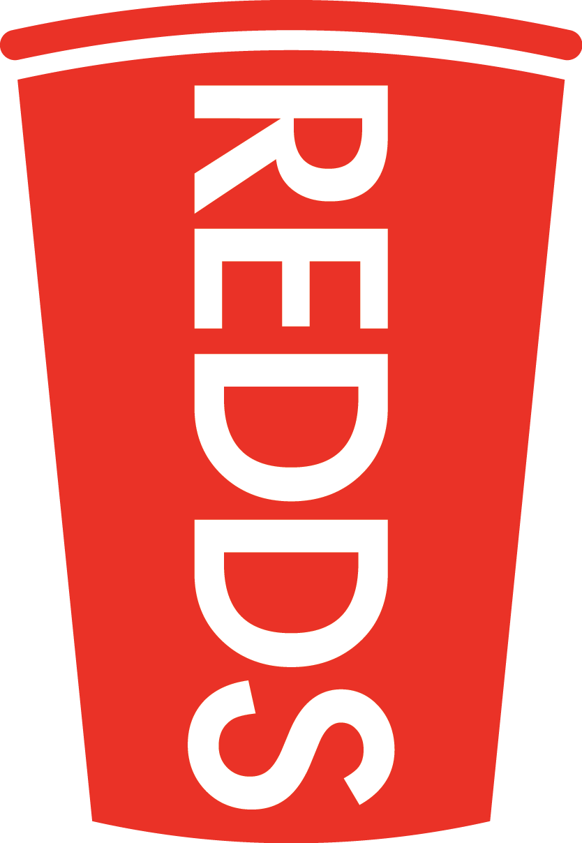 Redds Cups - Redds Cups Logo (834x1208)