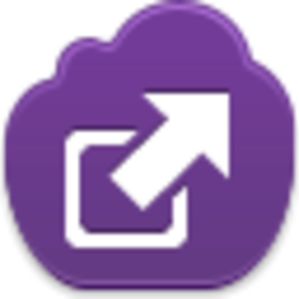 Free Violet Cloud Export - Export Button (600x600)