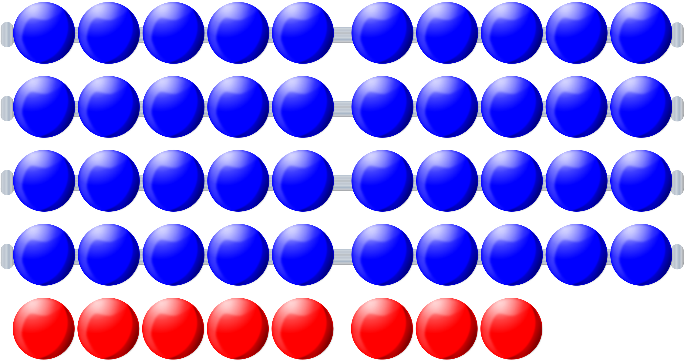 Big Image - 10 Beads Clipart (2400x2667)