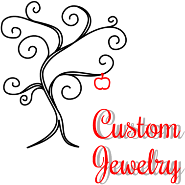 Custom Beaded Leaf Necklace - Line Art (400x400)