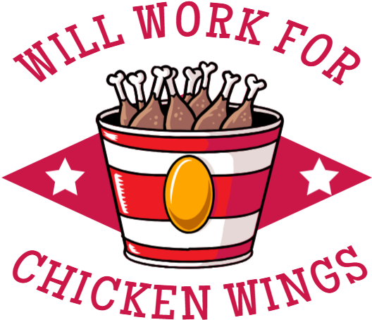 Will Work For Chicken Wings - Chicken (539x480)