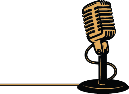 Podcast Microphone Clipart (415x303)