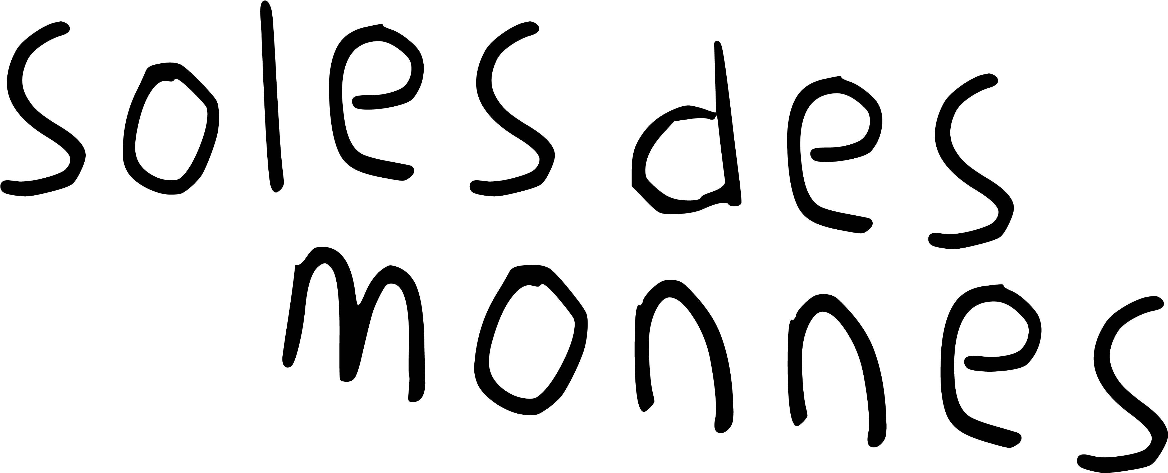 Soles Des Monnes - Monnes (4416x1811)