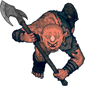 Cyclope Token Roll20 Sans Ombre - D&d Cyclops Token (397x397)