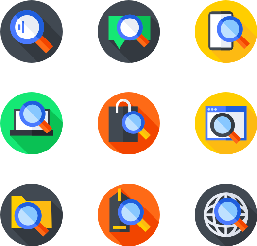 Search - Flat Icons (600x564)