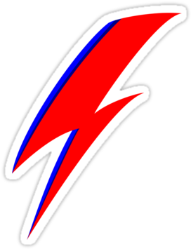 Bowie Aladdin Sane Bolt - Aladdin Sane (375x360)