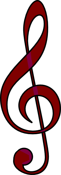 Grey Treble Clef Png (210x600)