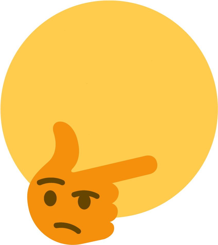 Post - Thinking Emoji Meme Png (987x968)