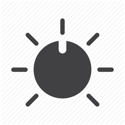 Amp Vector Knob - Warm Weather Icon (512x512)