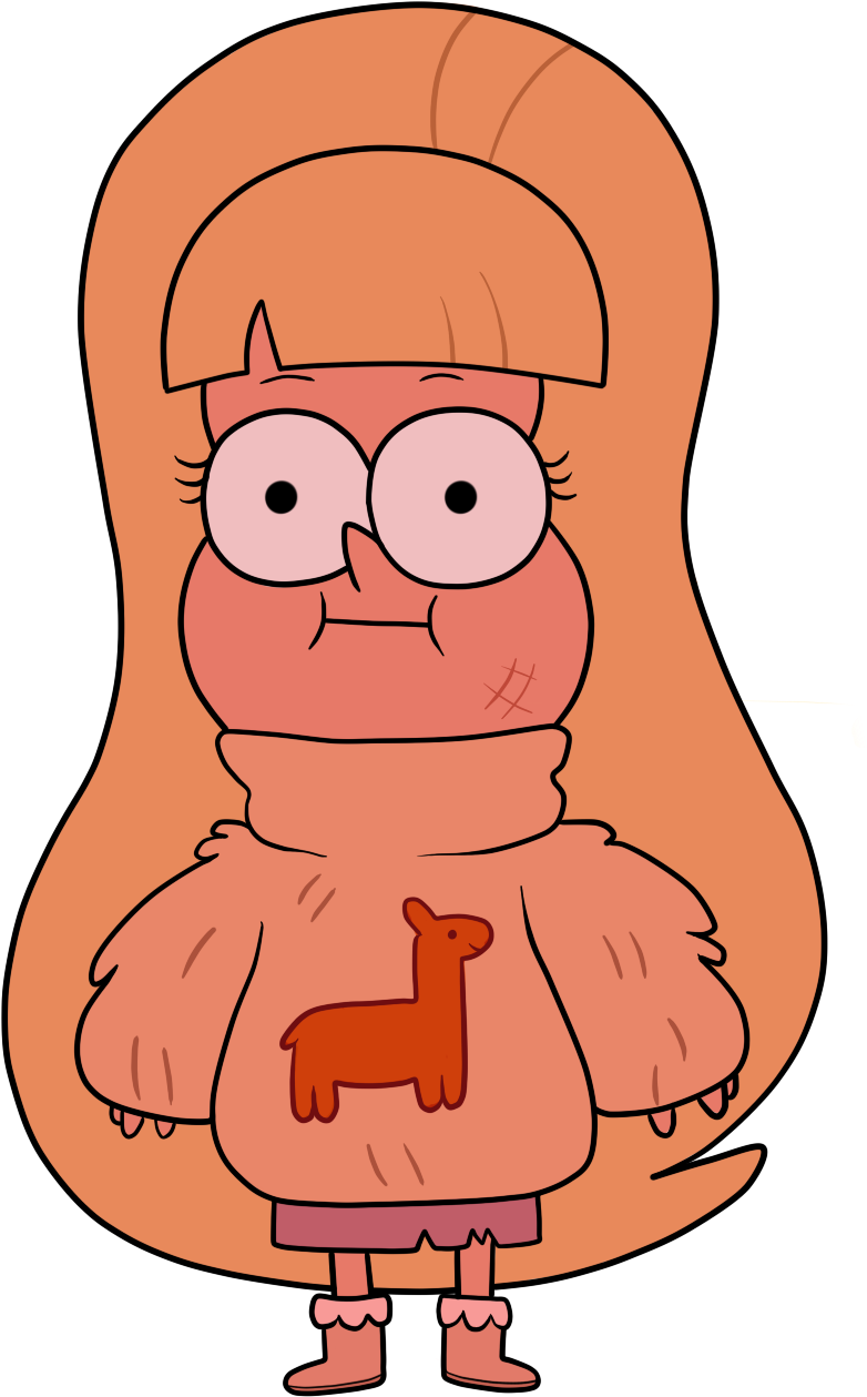By Thecheeseburger On Deviantart - Gravity Falls Llama (864x1296)