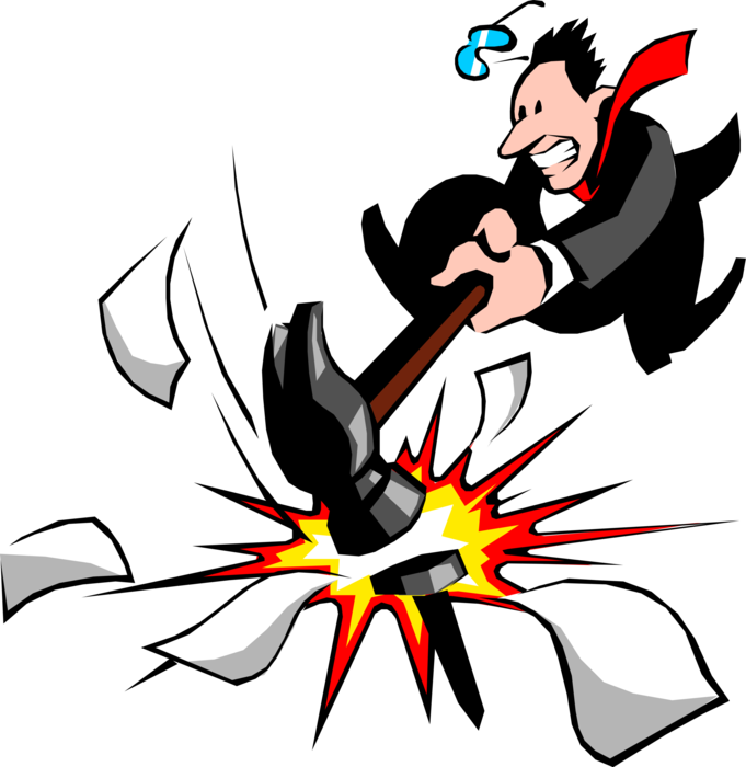 Entrepreneur Vector Image - Cartoon (681x700)