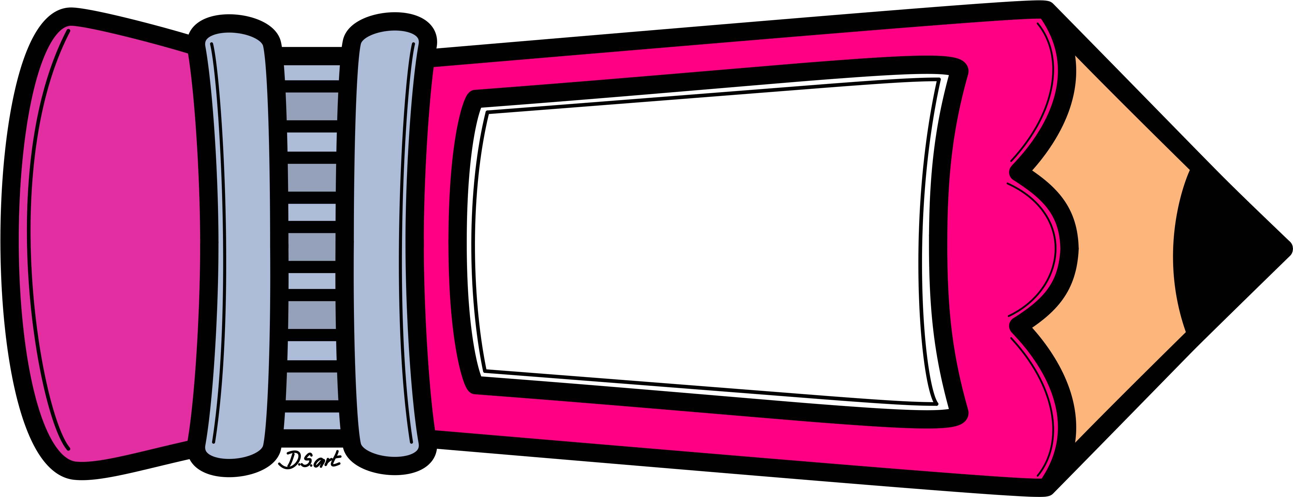 Etiqueta Escolar Crayones (4459x1792)