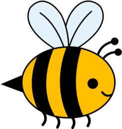 Cartoon Bumble Bee (558x558)