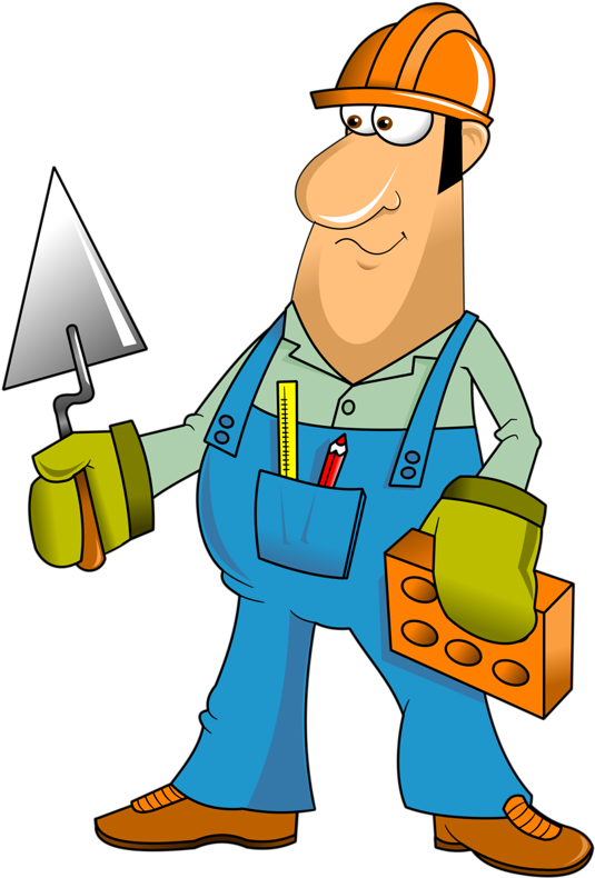 Crafts - Builder Cartoon (534x800)