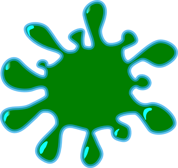 Paint Splatter Clip Art (600x566)