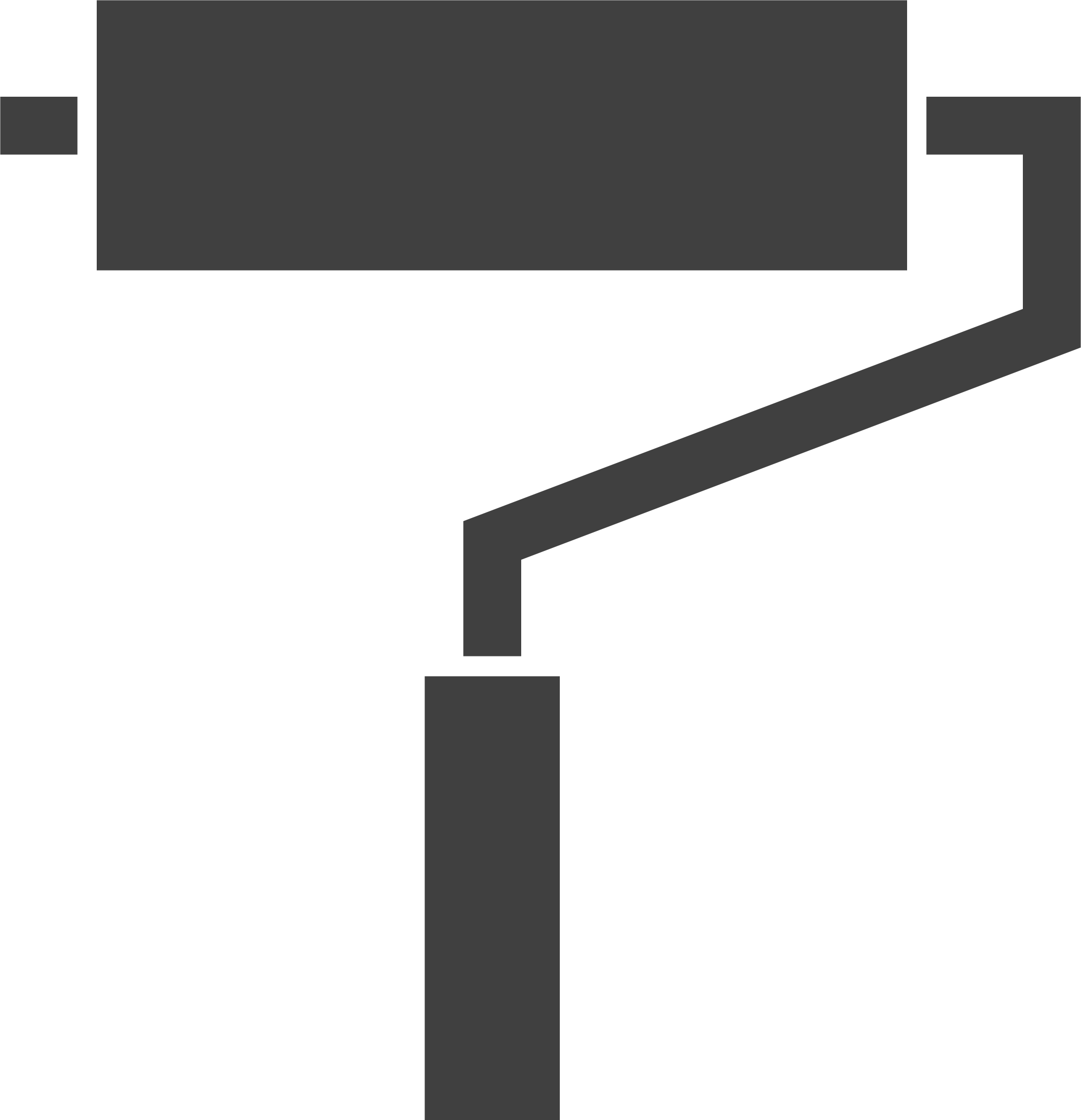 Paint Roller Vector Png (2101x2177)