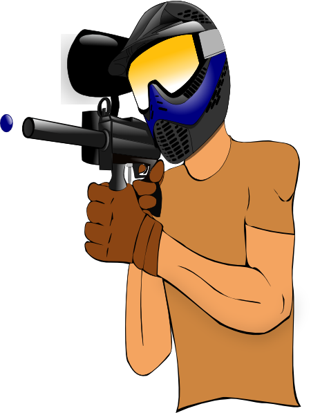 Paintball Clipart (450x597)