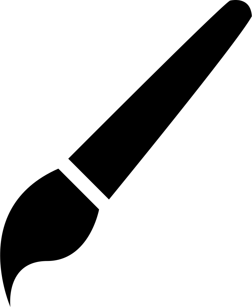 Paint Brush Comments - Paintbrush Symbol (806x980)
