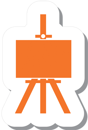 Art Easel Icon - Art (300x441)
