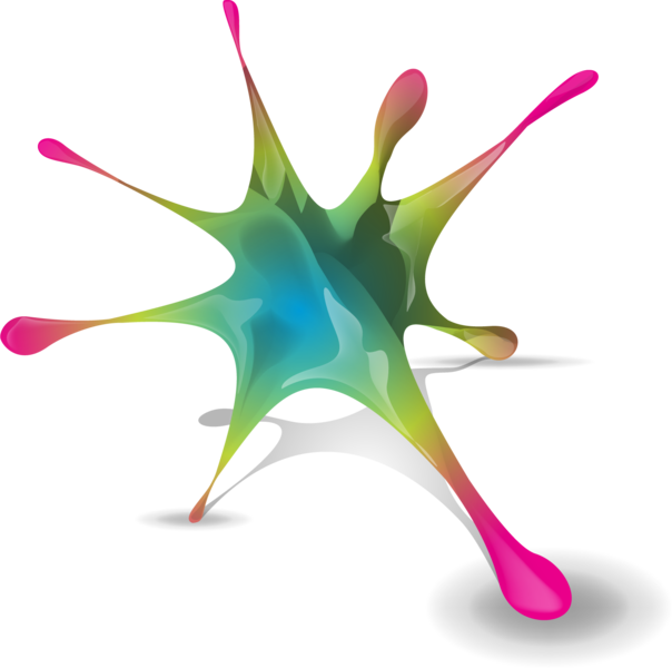 Share This Image - Paint Splatter Transparent (604x600)
