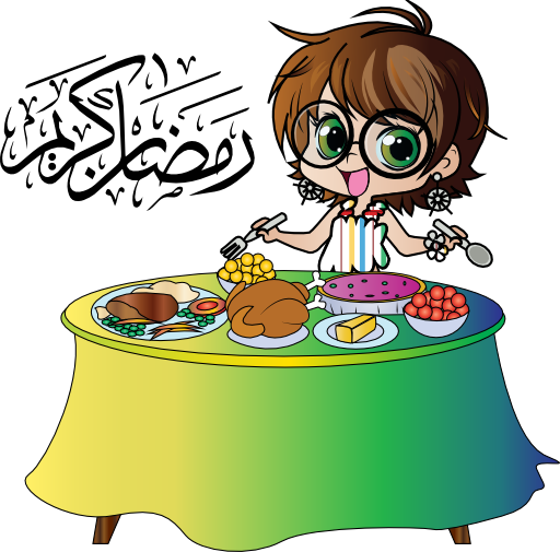 Embed This Clipart - Smiley Ramadan (512x505)