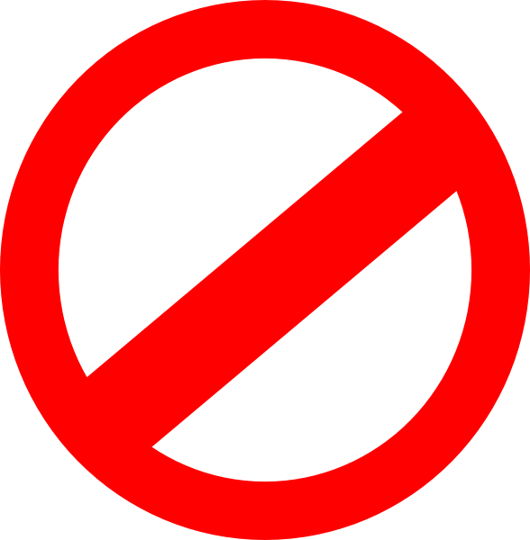 Symbol For Don T (588x600)