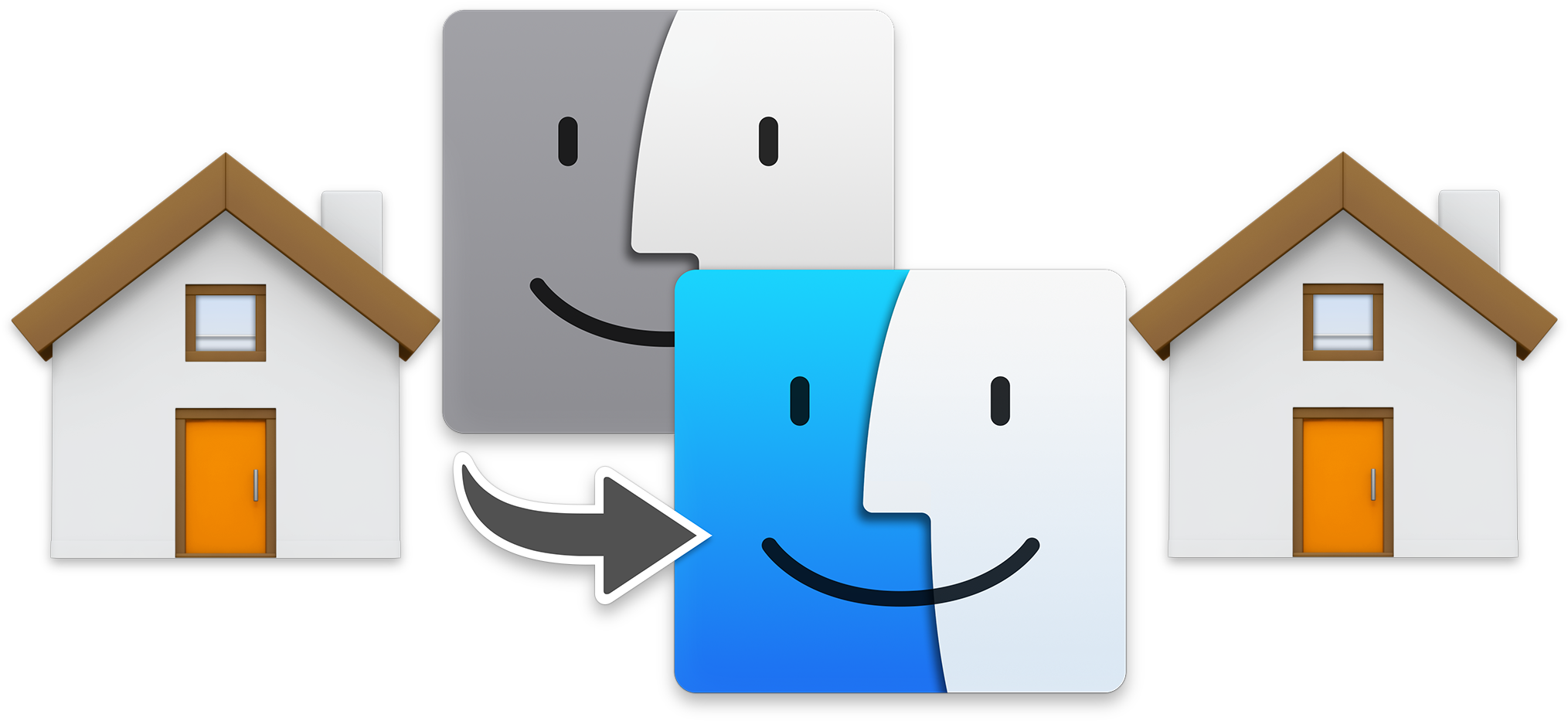 Mac Home Folder Icon (2048x1024)