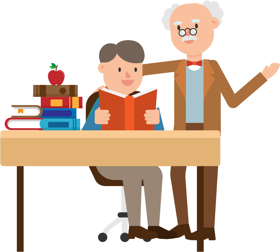 Open - Student Cartoon (2000x1125)