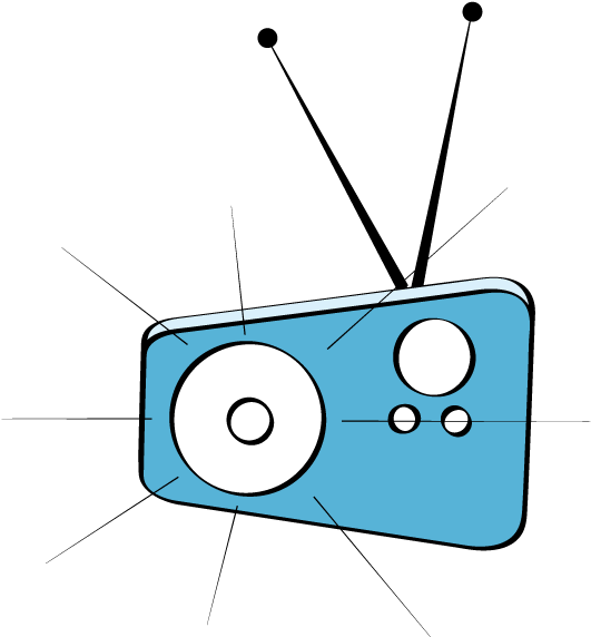 Radio Hotline Interview - Illustration (792x612)