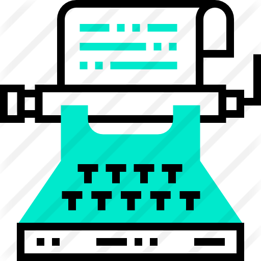 Typewriter Free Icon - Typewriter (512x512)