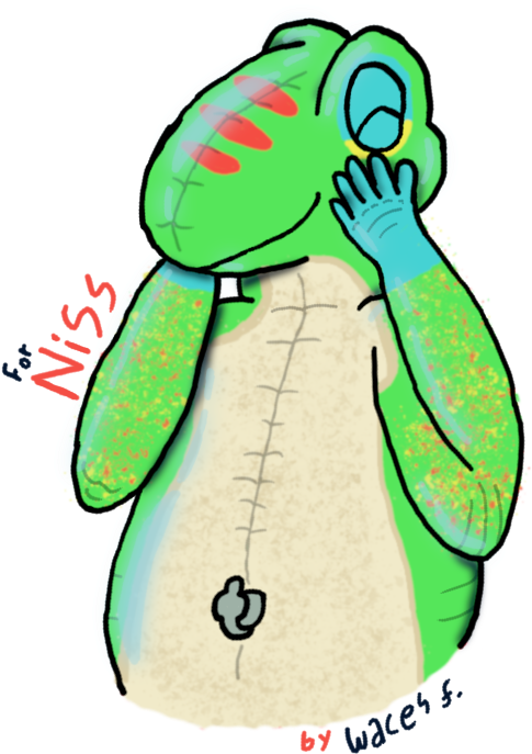 Inflatable Niss - Cartoon (585x822)