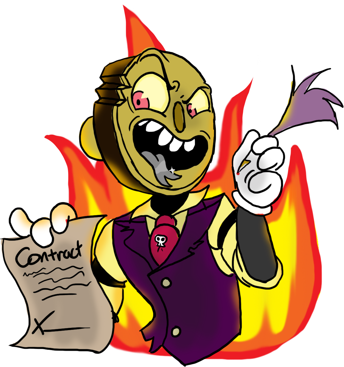 Demon Clipart Devil's Advocate - Devil (1154x1231)