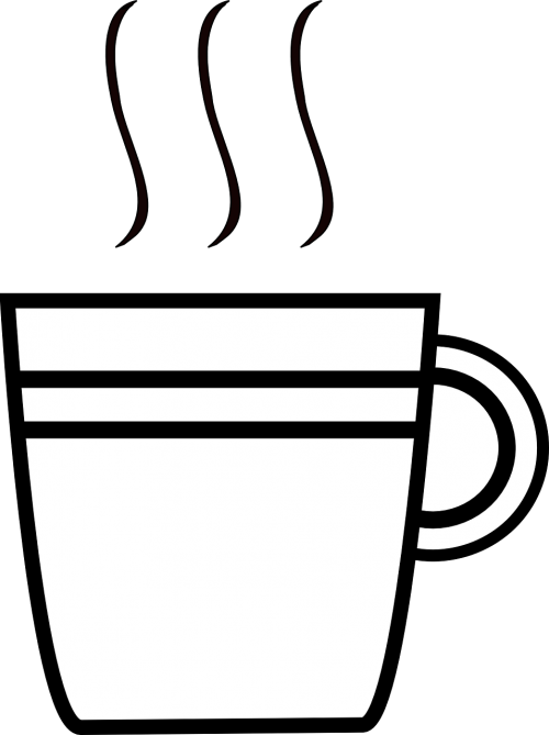 Cup Black & White (500x669)