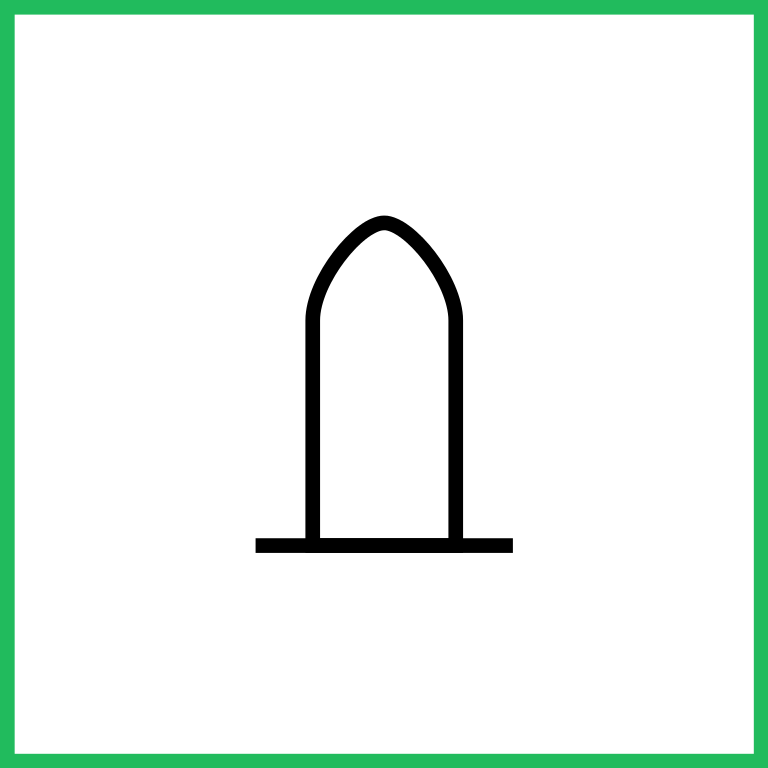 Nato Map Symbol - Arch (768x768)