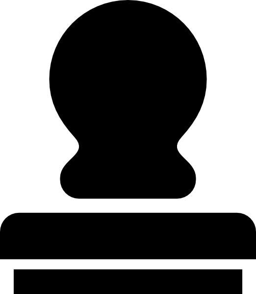 Stamp Icon Black (522x598)