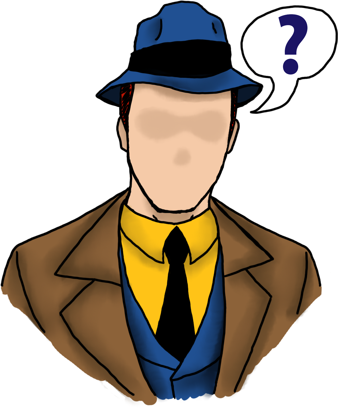 The Question From Dc - Cartoon (1280x1578)