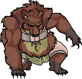 Werebear Battle Graphic - Logo (370x356)