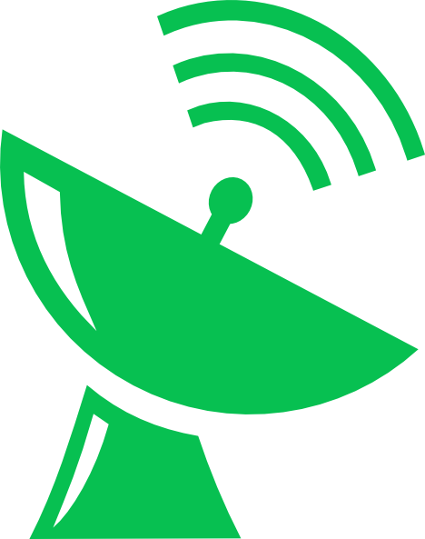 Transparent Satellite Dish Clipart (468x593)