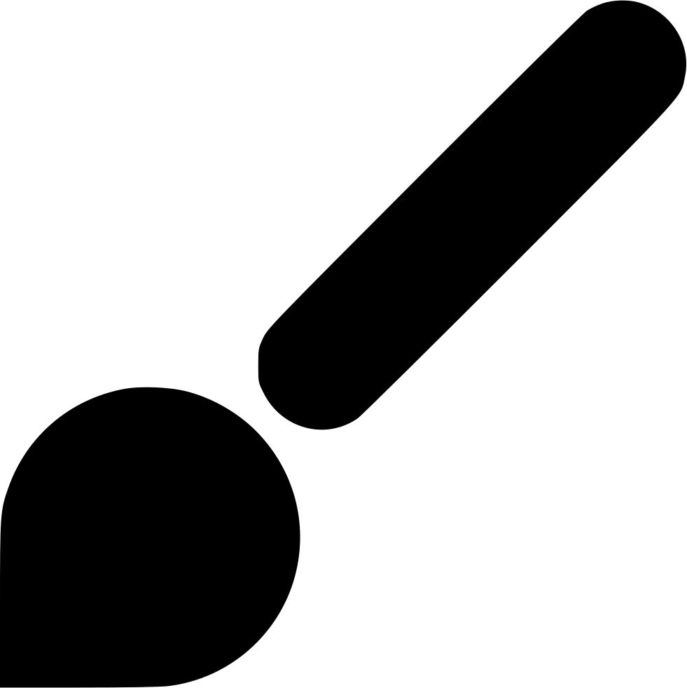 Brush Art Paint Tool Design Comments - Paintbrush (981x982)