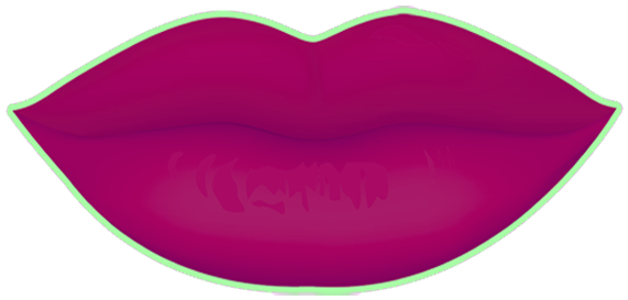 Red And Pink Lips - Lipstick (576x288)