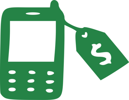 Computer Icons Telephone Iphone Text Messaging Web - Mobile Phone (439x340)