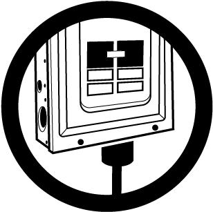 Direct Cord Connection - Illustration (376x376)
