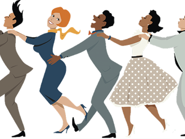 Conga Line Clipart (640x480)