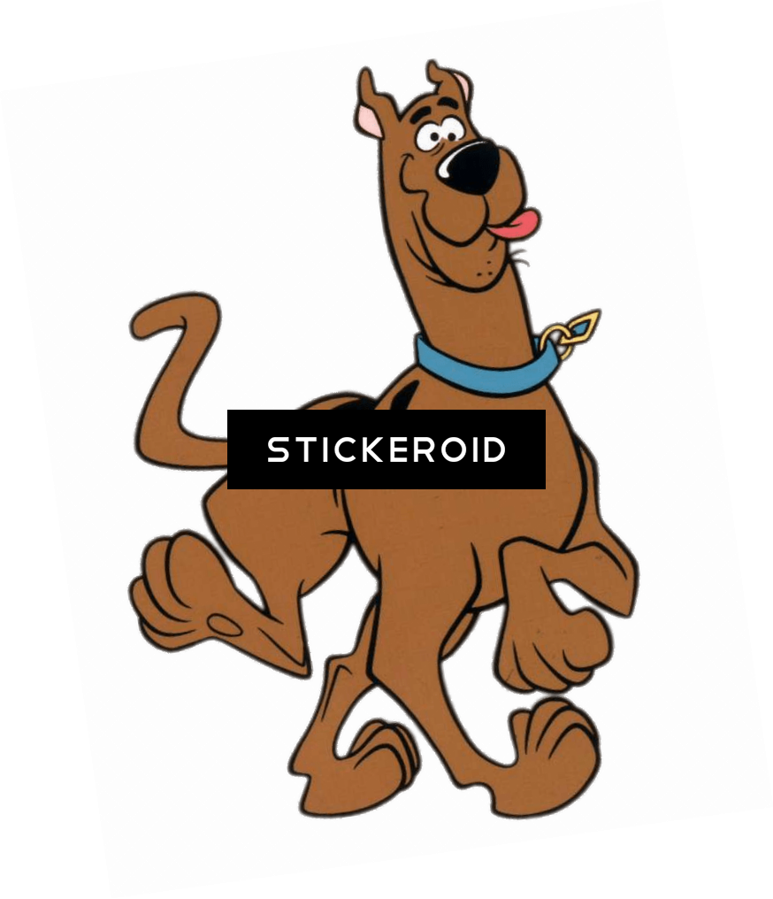 Scooby Doo Walking - Scooby Doo (874x1016)