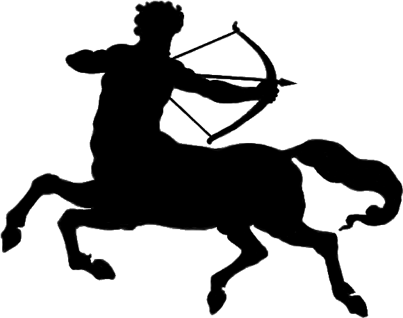 Centaur Silhouette Png (638x514)